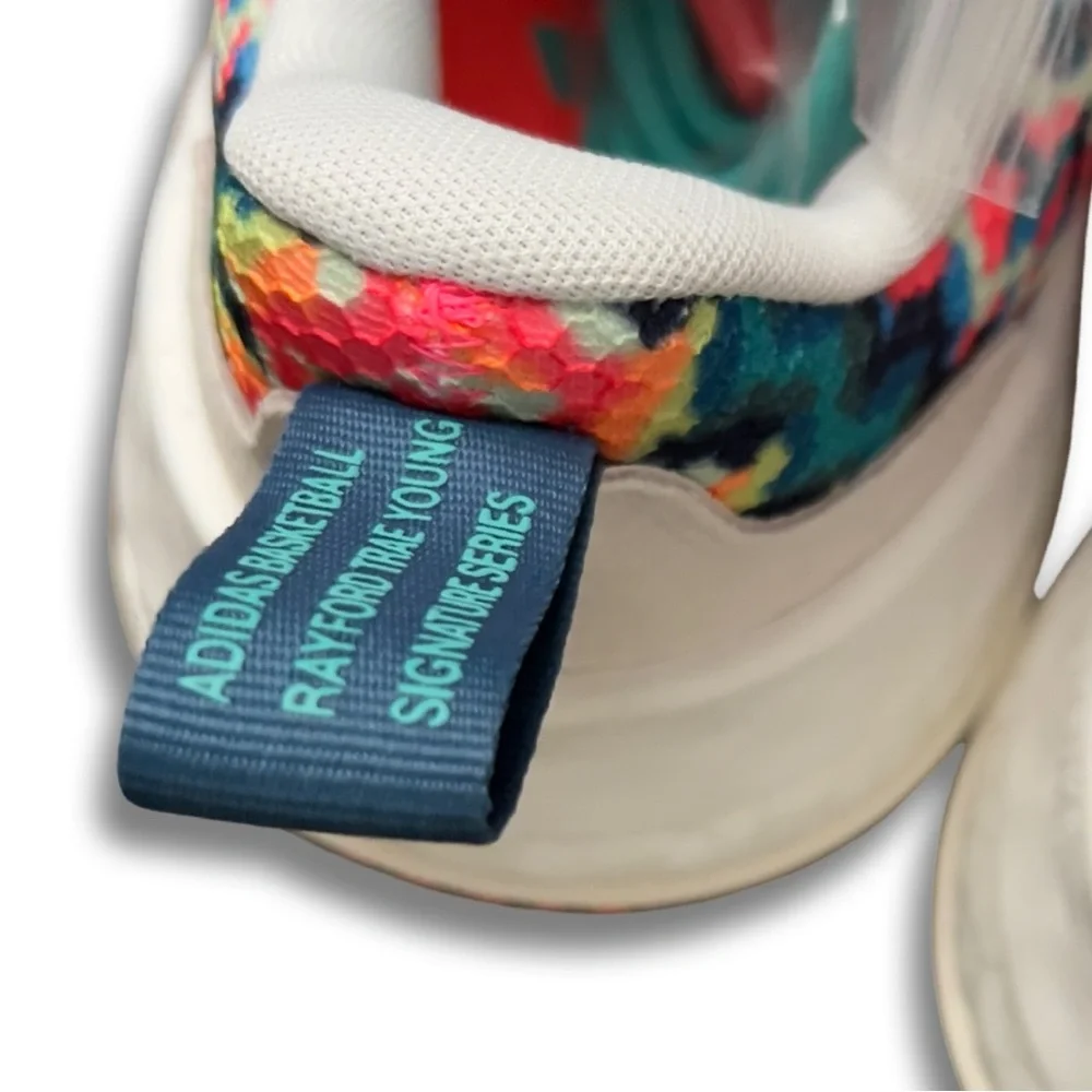 ADIDAS Trae Young 1 Tie-Dye White MultiColor GY0295 - Picture 7 of 17